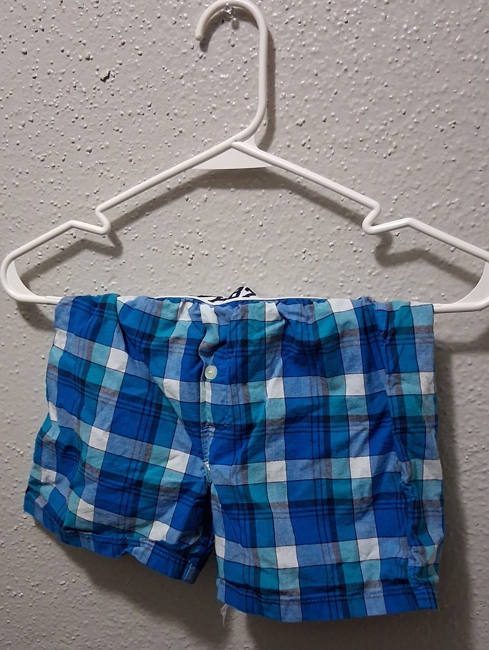 Aeropostale Blue Plaid Boys' Bermuda Shorts